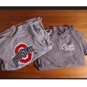 Raising Cane’s Shirt Lot Medium Ohio State Crew Tees
